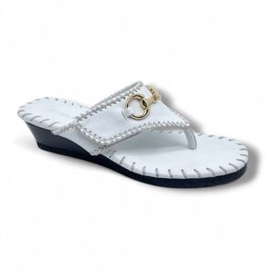 NWT ROBERT ZUR JEE White Glove Sandals